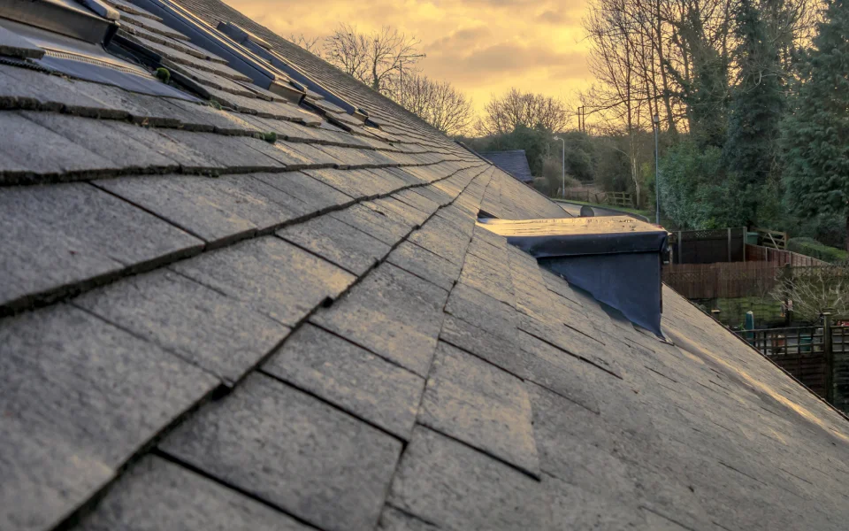 shingle roofing in sunset web